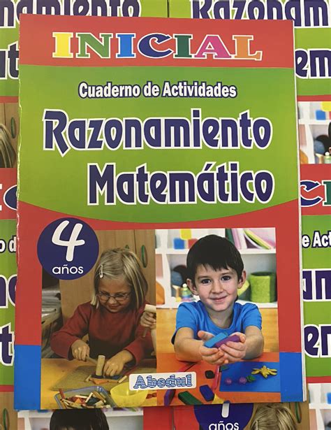 Libro Razonamiento Matemático 4 Años Inicial Ediciones Abebul