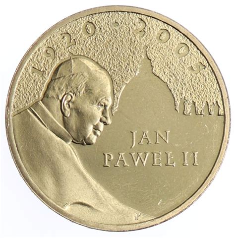 Moneta Okolicznościowa 2 Zł Jan Paweł Ii Sklep Numizmatyczny