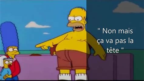 Gifson Les Simpson Non Mais Ca Va Pas La T Te Youtube