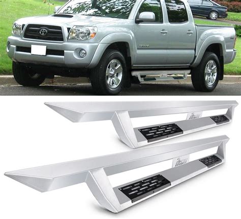 Toyota Tacoma Double Cab Ikon V Style Steel Running Boards