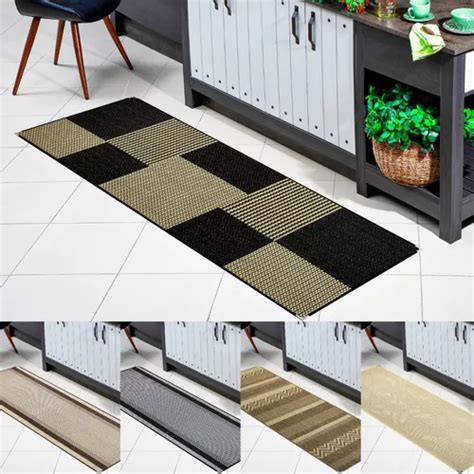 Passadeira Sisal Antiderrapante X Tapete Lancer Cor Preto