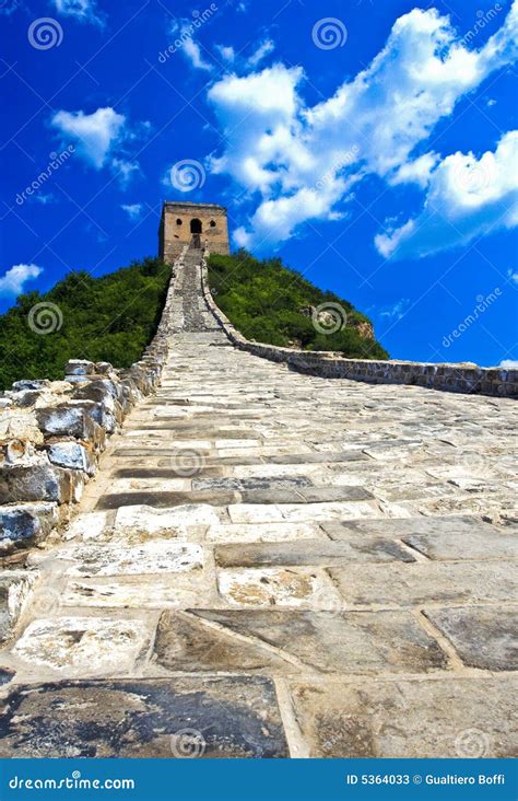 Great Wall of China Background 01 Stock Image - Image of blue, fortification: 5364033