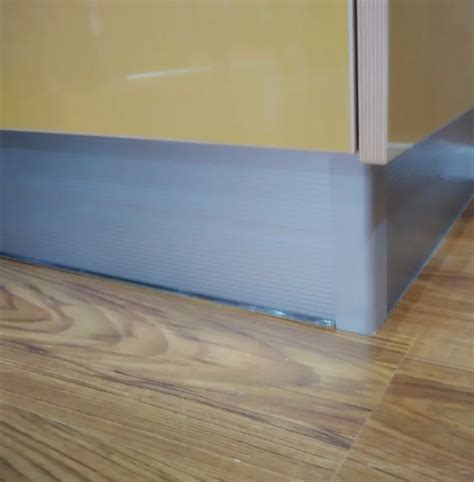 Waterproof Pvc Kitchen Cabinet Skirting Board Price With Sealing Strip