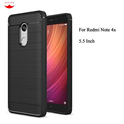 Top Quality Tpu Case For Xiaomi Redmi Note 4x Anti Knock Armor Carbon Silicone Back Cover Fundas