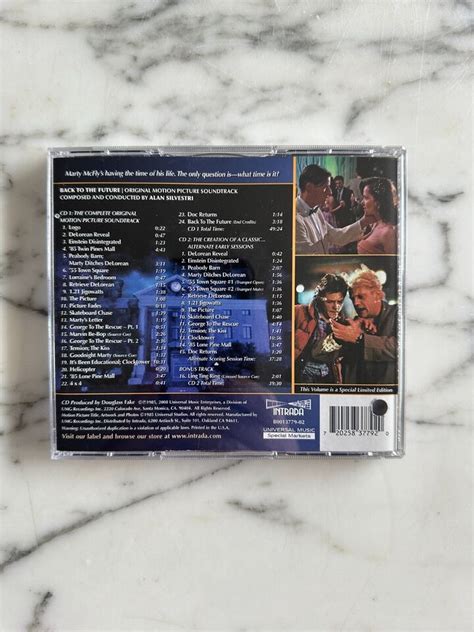 Back To The Future Expanded Soundtrack Score Xcd Alan Silvestri