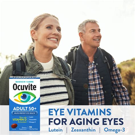 Ocuvite® Adult 50 Eye Vitamins And Mineral Supplements From Bausch Lomb 90 Soft Gels