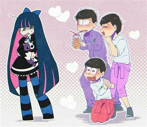 Pin By Karen Lerma On Osomatsu San Panty And Stocking Anime Cute