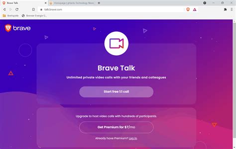 Brave Talk Video Conferencing For The Brave Browser Ghacks Tech News