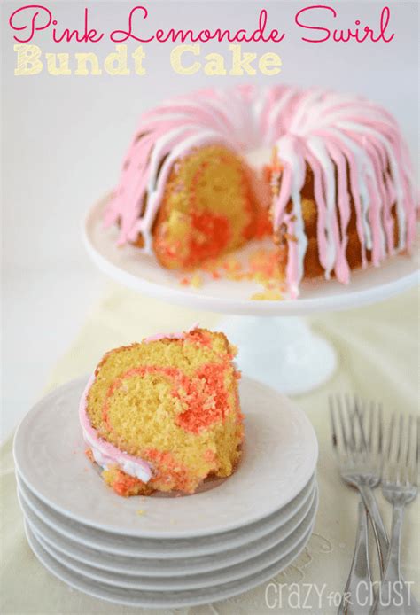 Pink Lemonade Swirl Bundt Cake Crazy For Crust