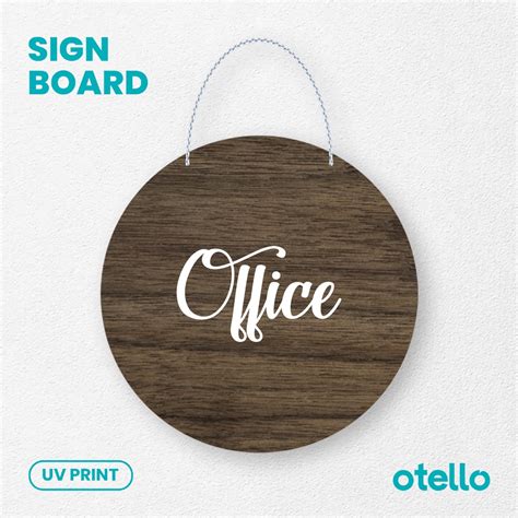 Jual Otello Papan Tulisan Office Signage Kayu Wooden Papan Nama