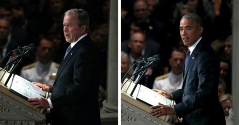 Obama And Bush Deliver Heartfelt Eulogies At John Mccain Memorial Service Starts At 60