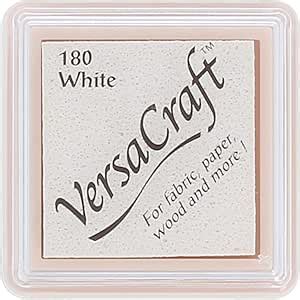 Tsukineko Versacraft Ink Pad For Stamping White White Small