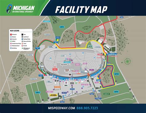 Maps Michigan International Speedway