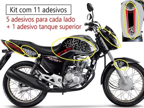 Adesivo Cg Start Kit Adesivos Mod Parcelamento Sem