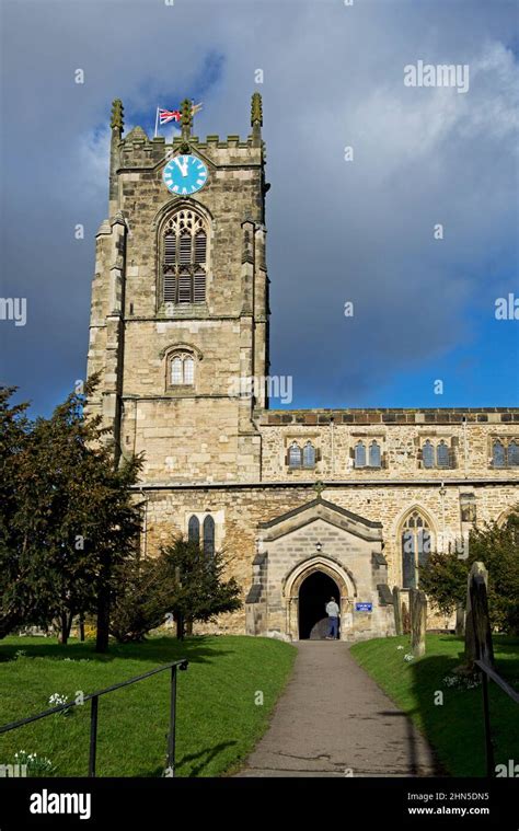 All Saints Church Pocklington East Yorkshire England Uk Stock Photo