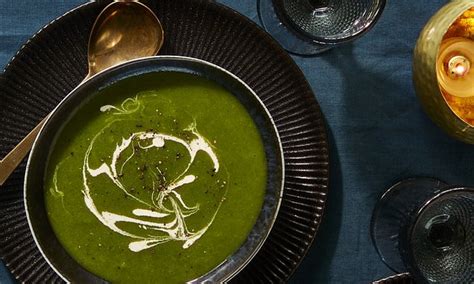 Nigellas Christmas Feast Spiced Parsnip And Spinach Soup Daily Mail