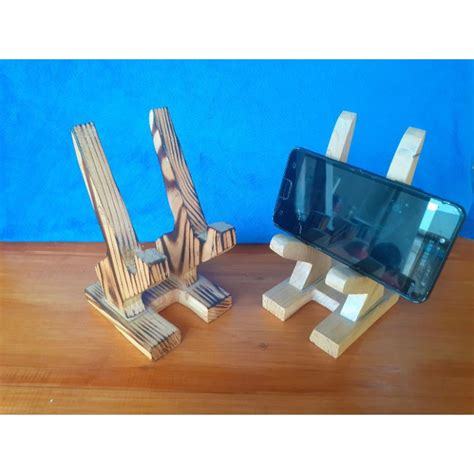 Jual Stand Holder Hp Dari Kayu Shopee Indonesia