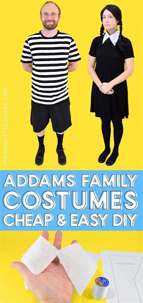 Wednesday and Pugsley Addams Family Halloween Costumes ⋆ Dream a Little ...