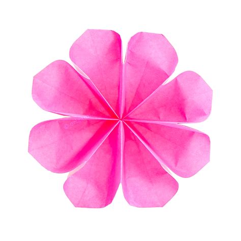 Fold An Easy Origami 8 Petal Flower - Origami Guide