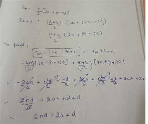 If Sn Denotes The Sum Of N Terms Of An AP Whose Common Difference Is D