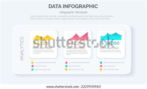 Data Infographic Design Template Chart Graphics Stock Vector (Royalty ...