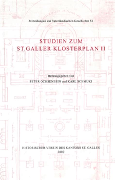 Studien zum St Galler Klosterplan II Bücher online kaufen