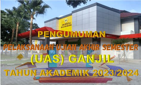 Pengumuman Pelaksanaan Ujian Akhir Semester Uas Ganjil Tahun Akademik