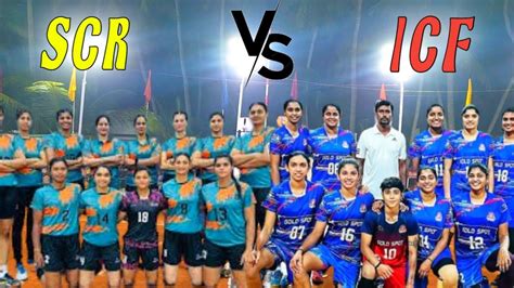 Volleyball Scr Vs Icf All India Women S Volleyball Premier League