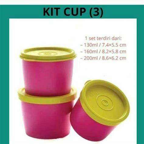 Jual Kit Cup Tupperware Shopee Indonesia