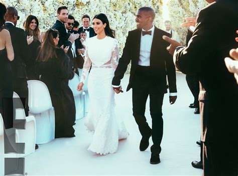 Introducing Mr Mrs West From Kim Kardashian Kanye West S Wedding