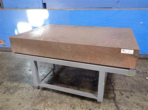 Used Granite Surface Plate 72 X 48 X 10 HGR Industrial Surplus