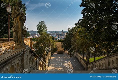 View of the City Nitra from St. Emmeram`s Cathedral Stock Image - Image ...