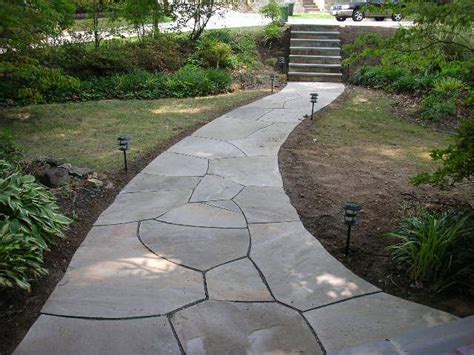 Flagstone Walkway Gallery Green Acre Sod Tulsa Sod Farm