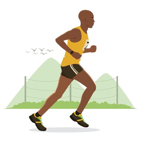 Illustration Of Marathon Runner 4780842 Vector Art At Vecteezy