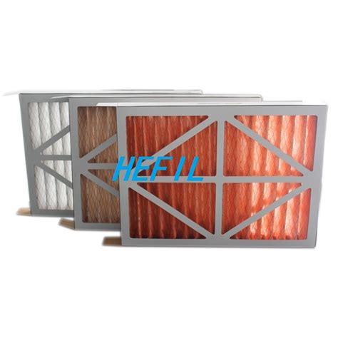 Panel Primary Air Filter Cardboard Frame Pre Filter China Non Woven