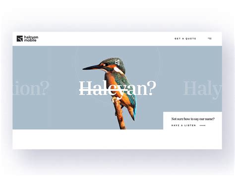 Halcyon Mobile Website About By Barna Erdei For Halcyon Mobile On