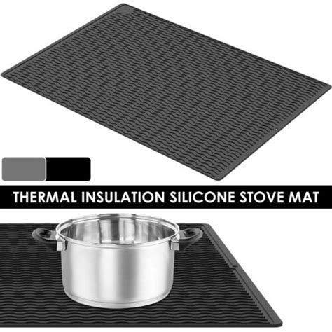 Silicone Stove Cover Mat Electric Stove Top Cover 71x50cm Foldable Hob Qrtef Ebay