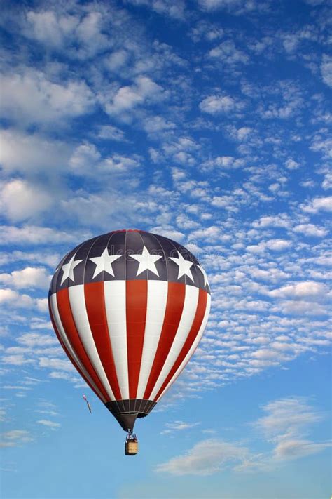 Stars And Stripes Hot Air Balloon Stock Image Image 20476267