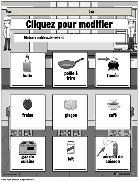 Feuille de Travail sur les États de la Matière Présentant des Articles de C