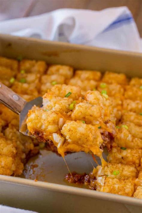 Tater Tot Casserole Dinner Then Dessert