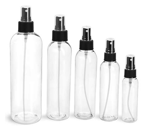 Clear Pet Cosmo Bottles