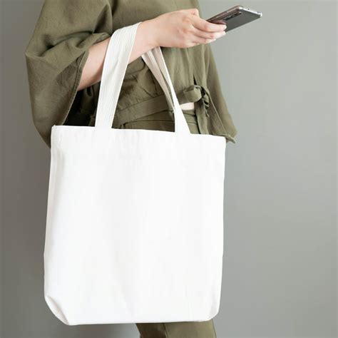 White Canvas Tote Bag