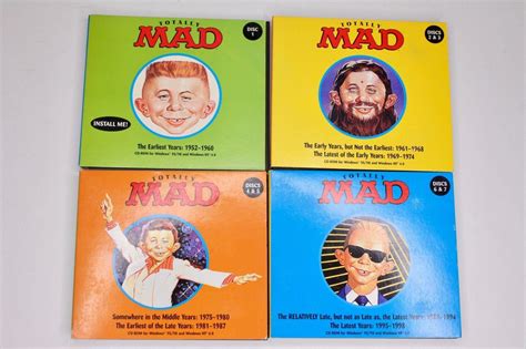 Totally Mad Magazine Cd Rom Every Issue 1952 1998 Cd For Windows Pc