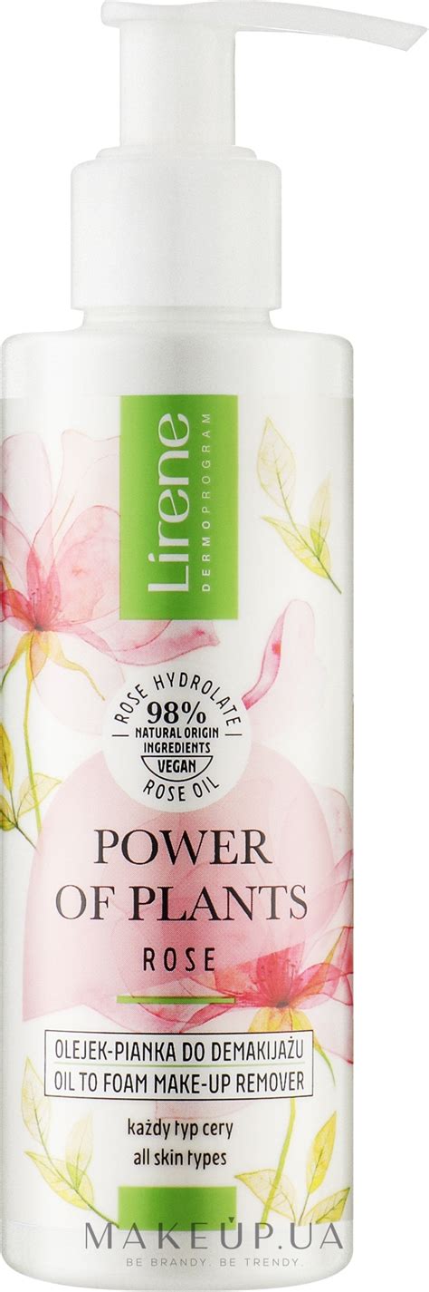 Lirene Power Of Plants Rose Makeup Removal - Масло-пенка для снятия ...
