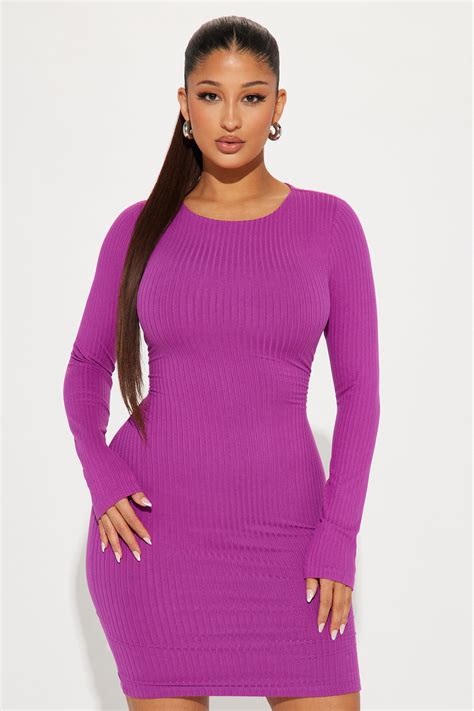 Dena Double Lined Mini Dress Purple Fashion Nova Dresses Fashion