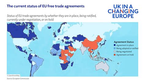 Free Trade Agreement Map