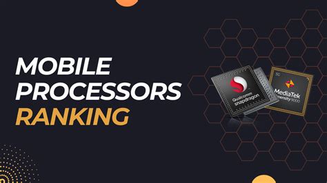 Smartphone processors ranking list (2025) based on AnTuTu and Geekbench ...