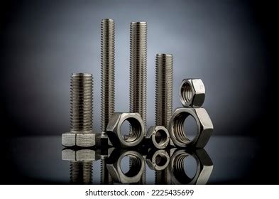 Stainless Steel Fasteners Nuts Bolts Different Stock Photo 2225435699 | Shutterstock