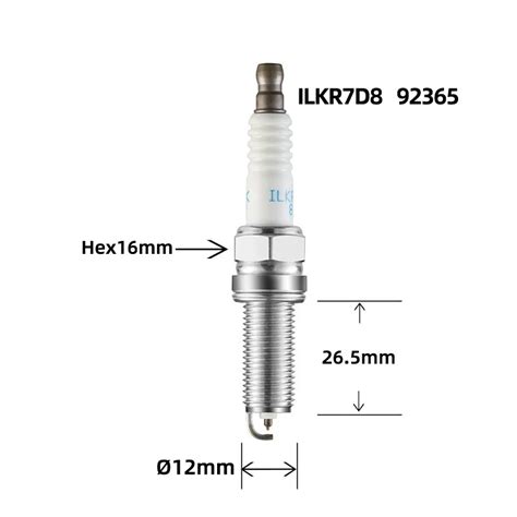 NGK ILKR7D8 Laser Iridium Spark Plugs for Suzuki Swift, Histler ...