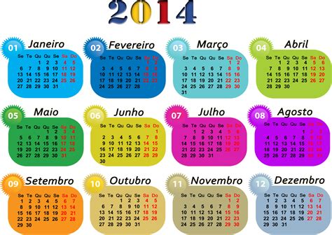 Baú Da Web Calendário 2014 Para Imprimir